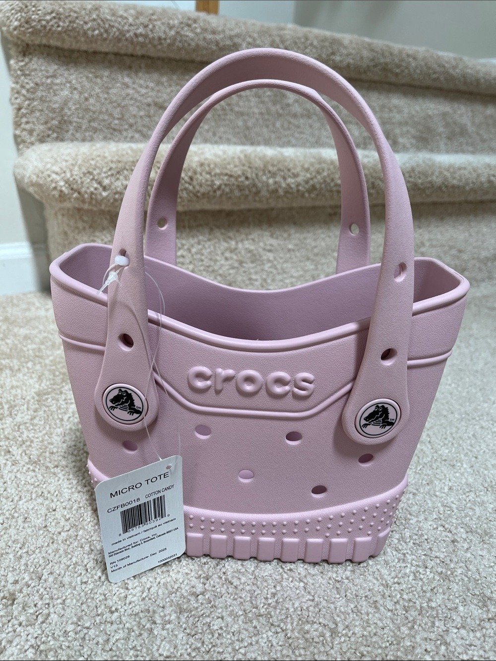 Crocs Micro Tote - Cotton Candy